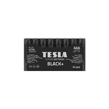 TESLA BATTERIES AAA BLACK+ 24 MULTIPACK ( R03 / SHRINK 24 PCS )