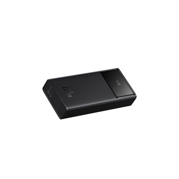 Baseus Star-Lord Powerbanka s digitálním displejem 20000mAh 22.5W černá + kabel USB-A/USB-C 30cm, černá