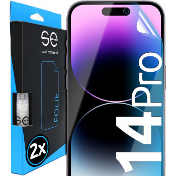 smart engineered 2x3D Screen Protector for Apple iPhone 14 Pro transparent