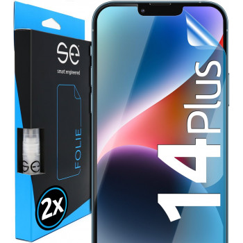 smart engineered 2x3D Screen Protector for Apple iPhone 14 Plus transparent