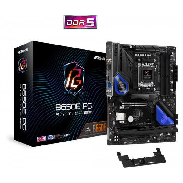 Mainboard ASROCK AMD B650 SAM5 ATX Memory DDR5 Memory slots 4 1xPCI-Express 3.0 16x 1xPCI-Express 4.0 1x 1xPCI-Express 5.0 16x 3 Mainboard ASROCK AMD B650 SAM5 ATX Memory DDR5 Memory slots 4 1xPCI-Express 3.0 16x 1xPCI-Express 4.0 1x 1xPCI-Express 5.0 16x 3