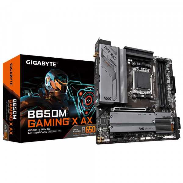 Mainboard GIGABYTE AMD B650 SAM5 MicroATX Memory DDR5 Memory slots 4 1xPCI-Express 3.0 1x 1xPCI-Express 4.0 16x 2xM.2 1xHDMI 2xD Mainboard GIGABYTE AMD B650 SAM5 MicroATX Memory DDR5 Memory slots 4 1xPCI-Express 3.0 1x 1xPCI-Express 4.0 16x 2xM.2 1xHDMI 2xD