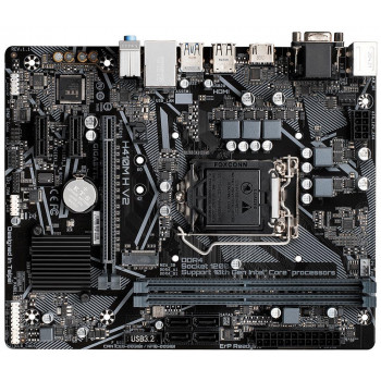 Mainboard GIGABYTE Intel H470 Express LGA1200 MicroATX Memory DDR4 Memory slots 2 2xPCI-Express 3.0 1x 1xPCI-Express 3.0 16x 1xM