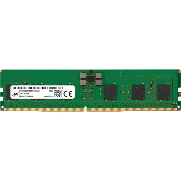 Server Memory Module MICRON DDR5 32GB RDIMM 4800 MHz CL 40 1.1 V MTC10F1084S1RC48BA1R Server Memory Module MICRON DDR5 32GB RDIMM 4800 MHz CL 40 1.1 V MTC10F1084S1RC48BA1R