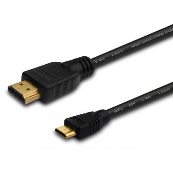 Savio CL-09 Kabel HDMI AM - mini HDMI DM, v1.4, 4Kx2K, 1.5m Blister