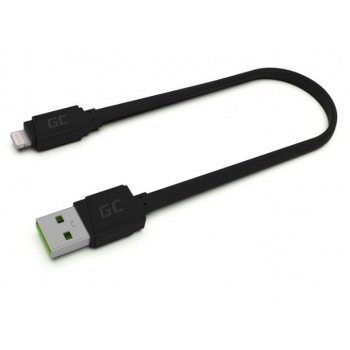 Kabel GCmatte USB - Lightning 25 cm, płaski
