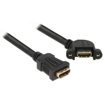 Kabel HDMI F/F V1 .4 0.25M Kątowy