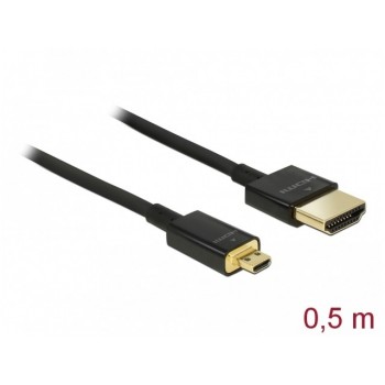 Kabel HDMI(M)-HD MI MICRO(M) 0.5M 4