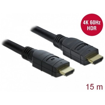 Kabel HDMI M/M V2.0 15M aktywny czarny