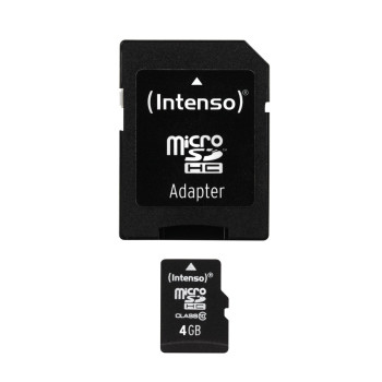 Intenso microSD 4GB 12/20 Class 10 +Adapter