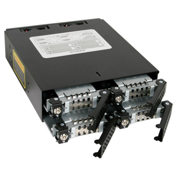 IcyDock MB994SK-1B - 4x2.5 Cala SAS/SATA SDD/HDD - 1x5.25 Cala IcyDock MB994SK-1B - 4x2.5 Cala SAS/SATA SDD/HDD - 1x5.25 Cala