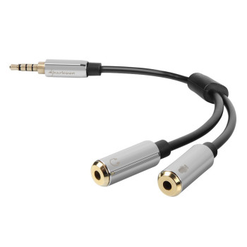 Sharkoon PMP35 Cable - adapter słuchawek z mikrofonem do smartfonów