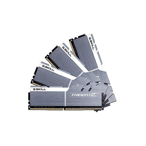 G.Skill DDR4 32 GB 4133-CL19 - Quad-Kit - Trident Z Silver/White G.Skill DDR4 32 GB 4133-CL19 - Quad-Kit - Trident Z Silver/White