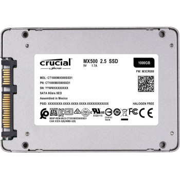 Crucial MX500 1 TB - SSD - SATA - 2.5