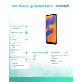 Smartfon Kruger&Matz Move 9 Czarny