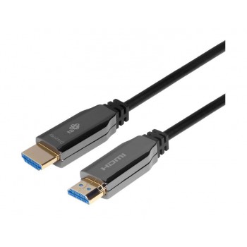 Kabel HDMI v2.0 hybrydowy optyczny światłowodowy 20m
