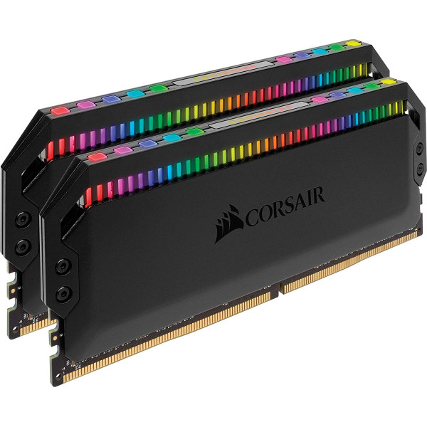Corsair DDR4 16 GB 3200 - Dual Kit, RAM (black, CMT16GX4M2Z3200C16, Dominator Platinum RGB)