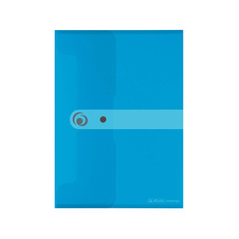 Herlitz document pocket PP (transparent / blue)