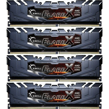 G.Skill DDR4 - 32 GB -3200 - CL - 16 - Quad-Kit, flare X (F4-3200C16Q-32GFX)