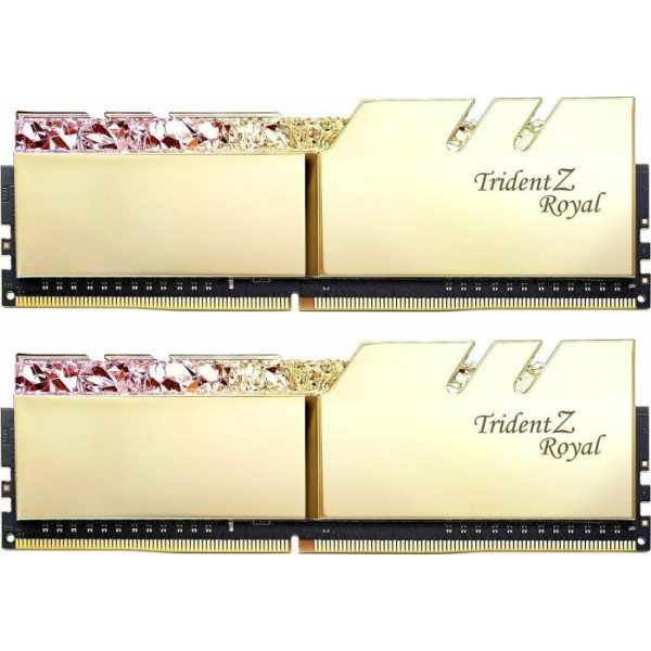 G.Skill DDR4 - 32 GB -3600 - CL - 18 - Dual Kit, Trident Z Royal (gold, F4-3600C18D-32GTRG) G.Skill DDR4 - 32 GB -3600 - CL - 18 - Dual Kit, Trident Z Royal (gold, F4-3600C18D-32GTRG)