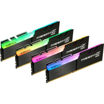 G.Skill DDR4 - 32GB -3600 - CL - 16 - Quad Kit, Trident Z RGB (black, F4-3600C16Q-32GTZRC)