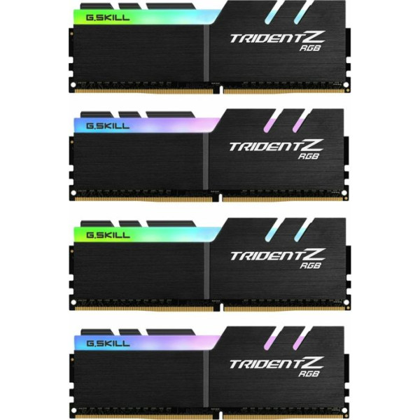 G.Skill DDR4 64GB -3600 - CL - 18 - Quad Kit, Trident Z RGB (black, F4-3600C18Q-64GTZR) G.Skill DDR4 64GB -3600 - CL - 18 - Quad Kit, Trident Z RGB (black, F4-3600C18Q-64GTZR)