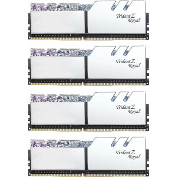 G.Skill DDR4 - 64 GB -3600 - CL - 16 - Quad-Kit, Trident Royal Z (silver, F4-3600C16Q-64GTRSC)