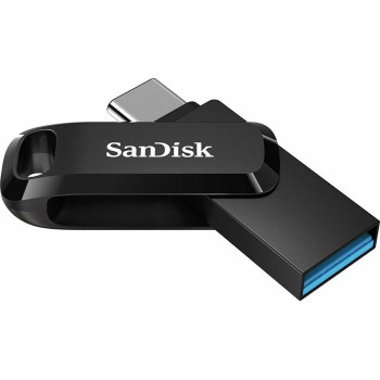 SanDisk Ultra Dual Drive Go 128 GB, USB flash drive (black, USB-A 3.2 Gen 1, USB 3.2 C gene 1)