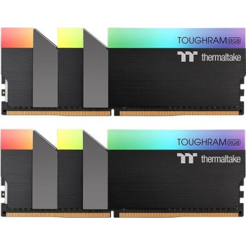 Thermaltake DDR4 - 16 GB - 4000 - CL - 19- Dual Kit, TOUGHRAM RGB (black, black, R009D408GX2-4000C19A)