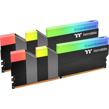 Thermaltake DDR4 - 16 GB - 4000 - CL - 19- Dual Kit, TOUGHRAM RGB (black, black, R009D408GX2-4000C19A)