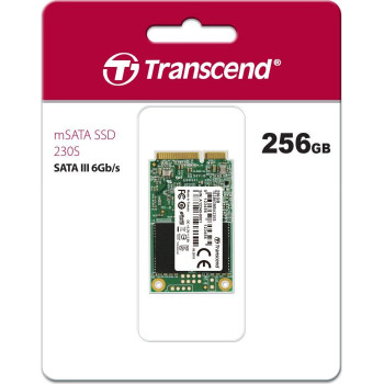 Transcend 230S 256GB mSATA Solid State Drive (SATA 6Gb / s mSATA)