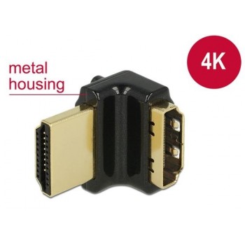 Adapter HDMI(M)- HDMI(F) 4K 60HZ kątowy