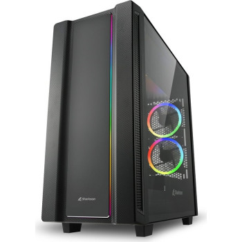 Sharkoon REV220, tower case (black, tempered glass)