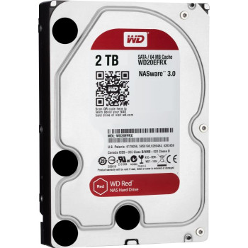 WD Red NAS hard drive 2 TB (Shingled Magnetic Recording (SMR), SATA 6 Gb / s, 3.5 ")