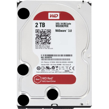 WD Red NAS hard drive 2 TB (Shingled Magnetic Recording (SMR), SATA 6 Gb / s, 3.5 ")