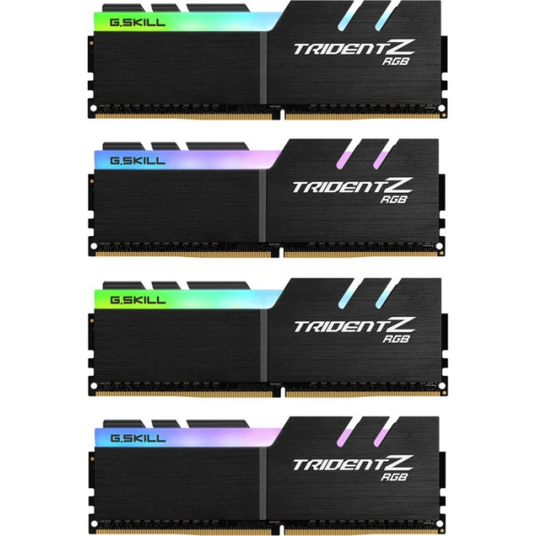 G.Skill DDR4 - 32 GB -4000 - CL - 15 - Quad-Kit, Trident Z RGB (black, F4-4000C15Q-32GTZR) G.Skill DDR4 - 32 GB -4000 - CL - 15 - Quad-Kit, Trident Z RGB (black, F4-4000C15Q-32GTZR)