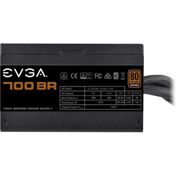 EVGA 700 BR 80+ BRONZE 700W, PC power supply (black, 4x PCIe)