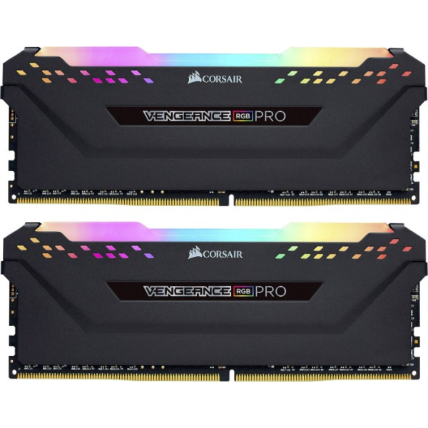 Corsair DDR4 -16 GB -2933 - CL - 16 - Dual Kit, RAM (black, CMW16GX4M2Z2933C16, Vengeance RGB PRO) Corsair DDR4 -16 GB -2933 - CL - 16 - Dual Kit, RAM (black, CMW16GX4M2Z2933C16, Vengeance RGB PRO)