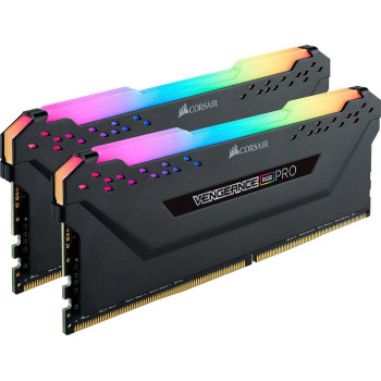 Corsair DDR4 - 32 GB -2933 - CL - 16 - Dual Kit, RAM (black, CMW32GX4M2Z2933C16, Vengeance RGB PRO, optimized for AMD)