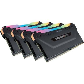 Corsair DDR4 32GB 3600- CL -16 Vengeance RGB PRO black Quad-Kit