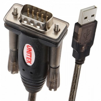 Adapter USB- 1xRS-232 + Adapter DB9F/DB25M, Y-105A