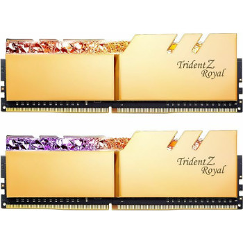 G.Skill DDR4 32GB 4266- CL - 16 Trident Z Royal gold Dual Kit