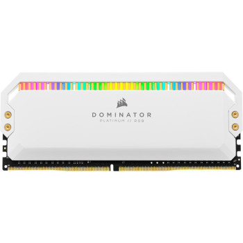 Corsair DDR4 32GB 3200 - CL - 16 Dom. Plat.RGB white Quad Kit