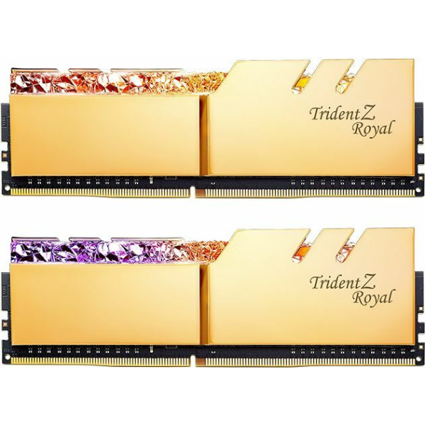 G.Skill DDR4 32GB 4600 - CL - 19 TZ Royal Gold Dual Kit GSK - F4-4600C19D-32GTRG G.Skill DDR4 32GB 4600 - CL - 19 TZ Royal Gold Dual Kit GSK - F4-4600C19D-32GTRG