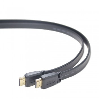 Kabel HDMI-HDMI v2.0 3D TV High Speed Ethernet 1.8M płaski (pozłacane końcówki)