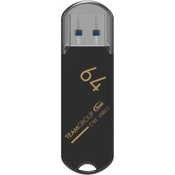 Team Group C183 64GB USB Stick (Black USB-A 3.2 Gen 1)