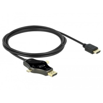 Kabel 3w1 USB C+ Mini DisplayPort