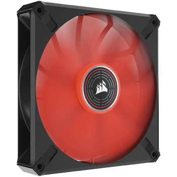Corsair iCUE ML140 ELITE Red Premium 140x140x25, case fan (black/red, single fan)