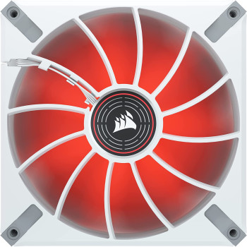 Corsair ML140 LED ELITE Red Premium 140mm PWM 140x140x25, case fan (white/red)