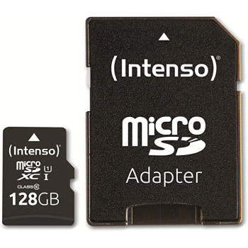 Intenso UHS-I Performance 128 GB microSDXC, memory card (black, UHS-I U1, Class 10)